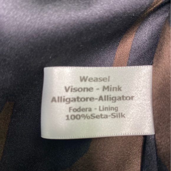 Valentino Runway Vintage Leopard Print Mink Fur Coat with Genuine Alligator Belt - Picture 9 of 11